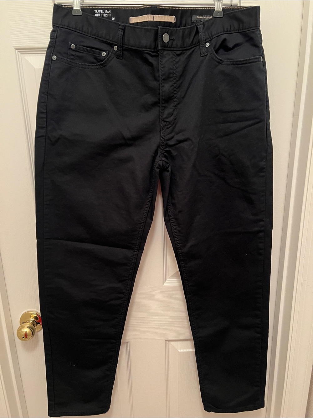 Banana Republic Travel athletic fit Men's  Jeans in Black
